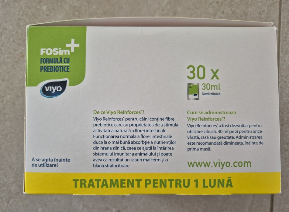 Supliment nutritiv pentru caini prebiotice Viyo Reinforces