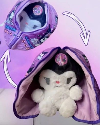 Плюшена играчка Куроми, Kuromi плюшени играчки Куроми 25cm