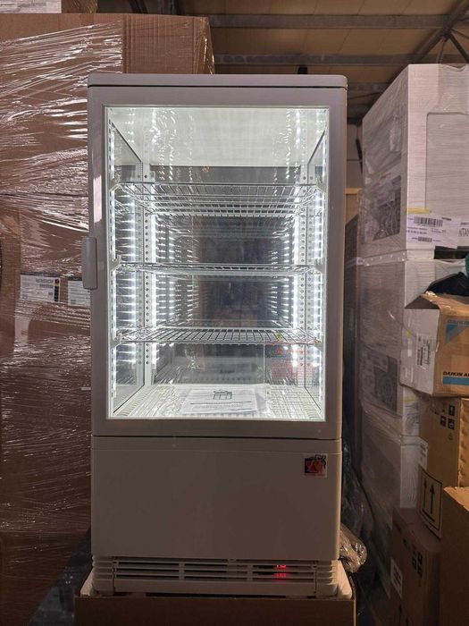 Vitrina frigorifica de banc / O usa - 43 cm / 4 laturi sticla