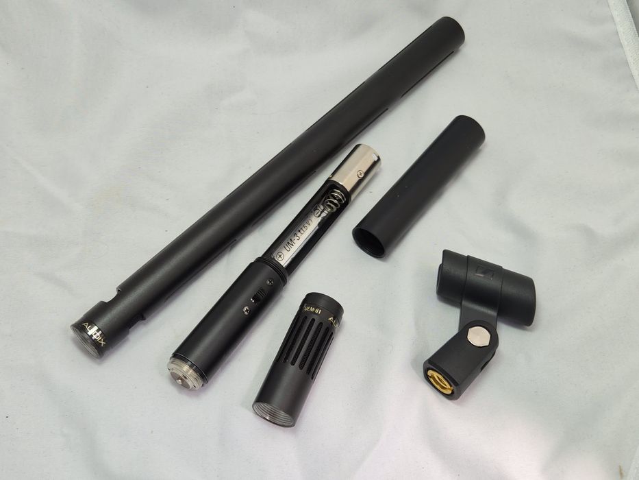Microfon Audix UEM-81 cu 2 capsule (cardioid + super-cardioid) - set complet in cutie