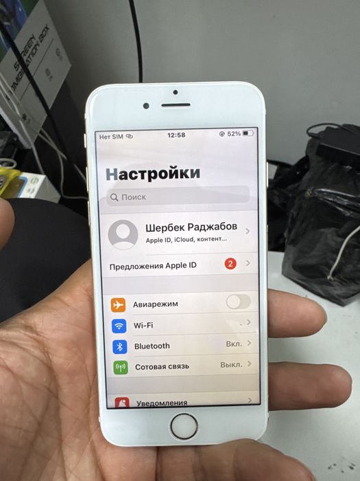 iphone 6s imei otmagan icida icloudi bor telefon rabochiy