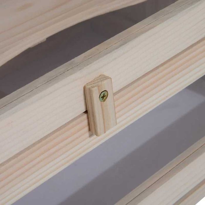 Дървена клетка за хамстери PawHut, 2 нива, 60 x 35 x 42 см, клетка за гризачи