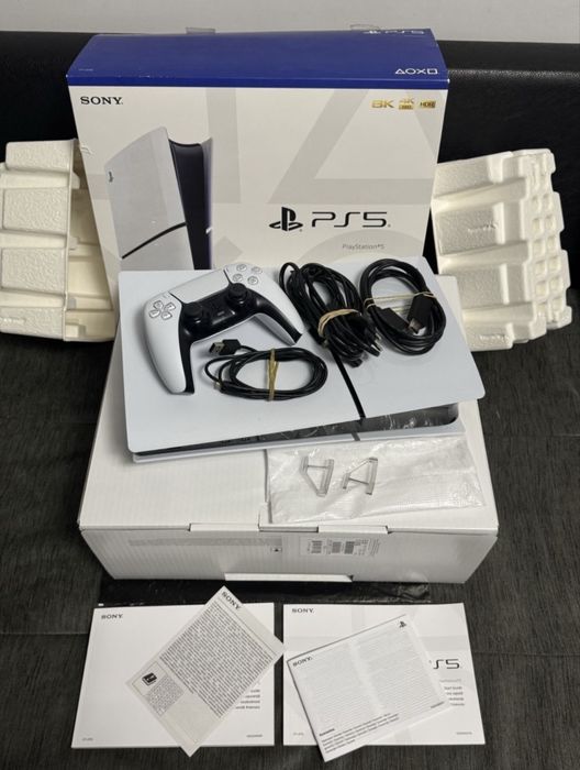 ЧИСТО НОВ 1TB Sony Playstation 5 Disc Slim ОЗОН Гаранция 2026г.