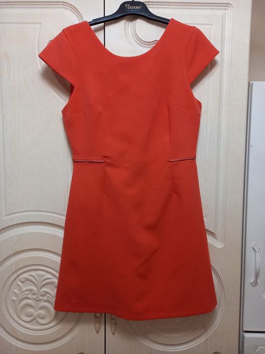 Турецкое платье 2v 1 цвет корал