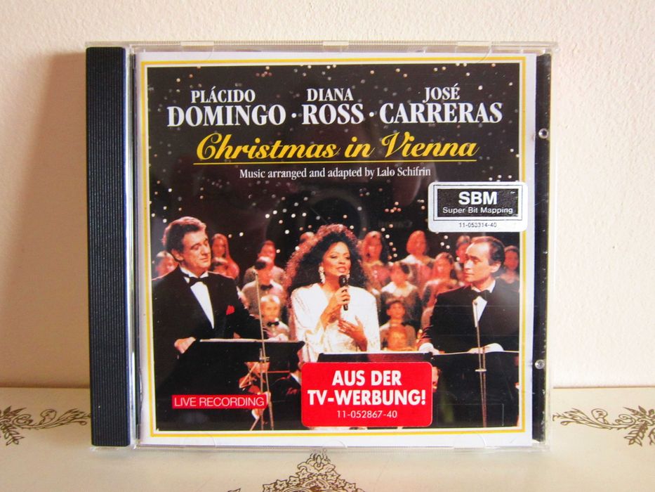 cd Diana Ross,Natalie Cole,Carreras,Placido Domingo'90 muzica Craciun