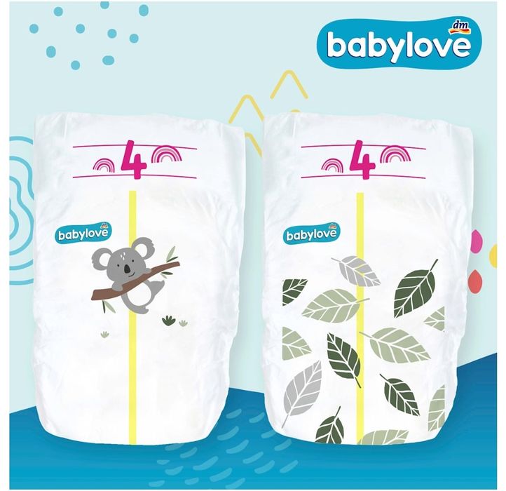 Scutece DM Baby love Nr. 4 (84 buc)