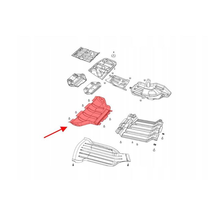 Предпазна кора под купето за GRAND CHEROKEE WK2 DURANGO 2010 - 22