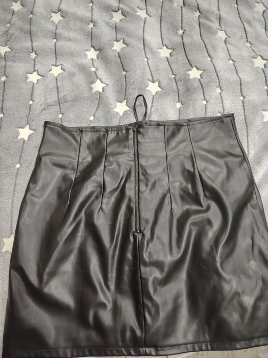 Юбка коженная бу
