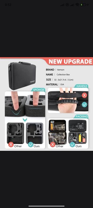 Набор креплений для камер GoPro