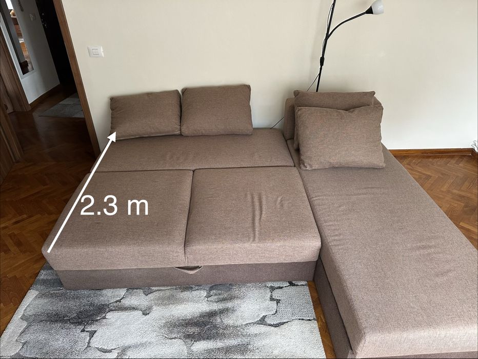 Canapea colțar extensibilă – stare bună