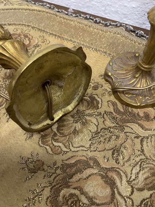 Бронзови лампи Франция 1950 1965 класически стил