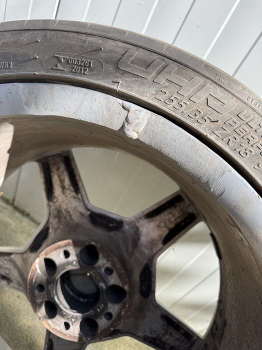 4 броя 18ки джанти CLK AMG спорт пакет 7.5J ET37 на 8.5J ET30 Mercedes