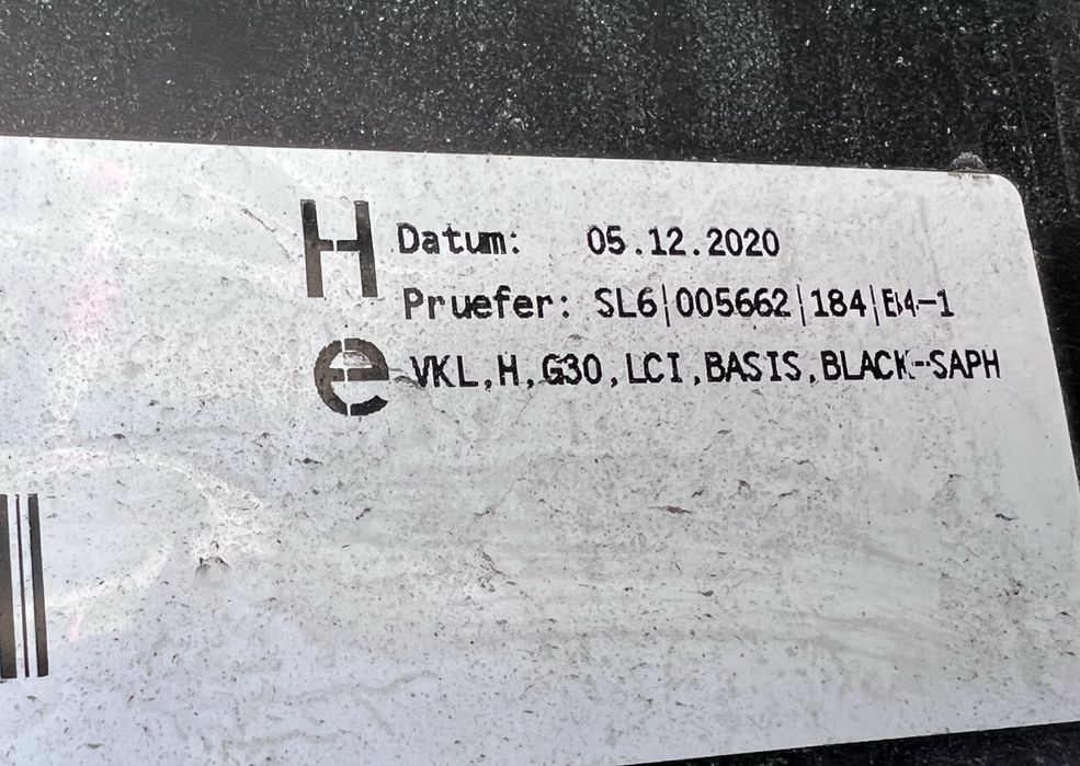 Bară BMW Seria 5 G30 LCI