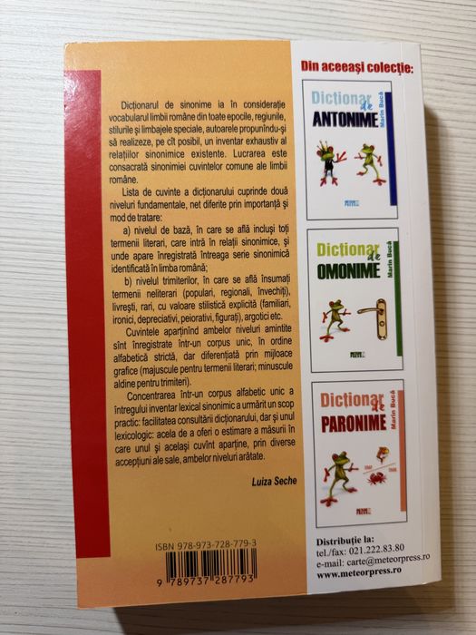 Dictionar de sinonime