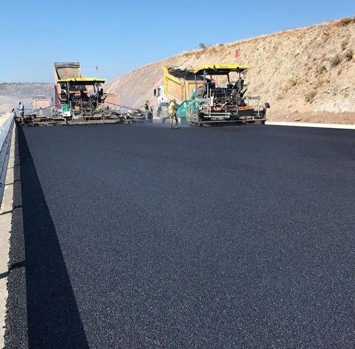 Асфальт укладка