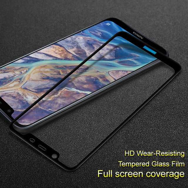 Folie sticla securizata 9D Full Glue pentru Nokia 6.1 / 8.1