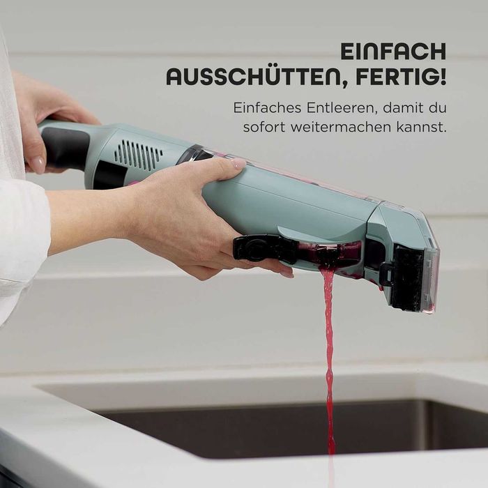 ПРОМО Нова 2г Гаранция Безжична Безкабелна Преносима Перяща Прахосмукачка за Килими Тапицерии Коли Shark HX100EU