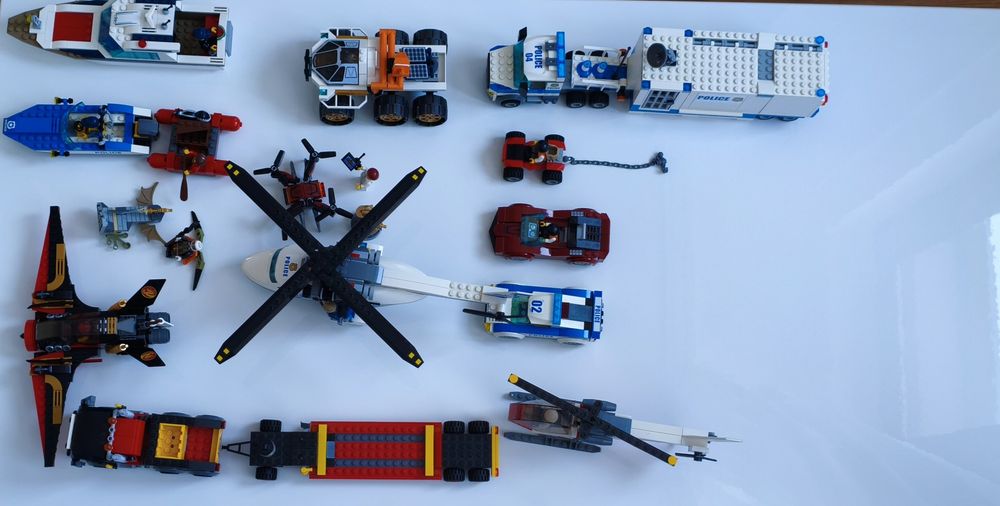 Colecție Lego City & Ninjago stare bună