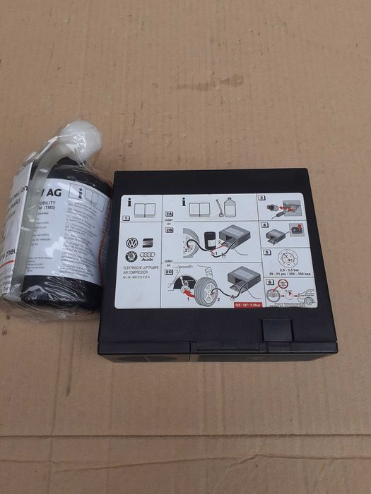 Compresor umflat roti,spuma pt.gama AUDI Q5,Q7,VW Touareg,SKODA Kodiaq