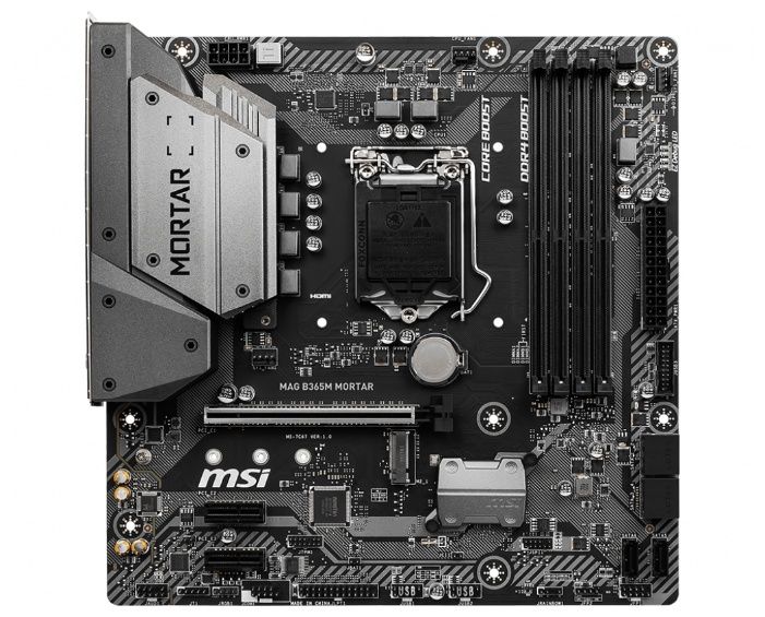 Intel Core i7-9700KF + MSI MAG B365M MORTAR.