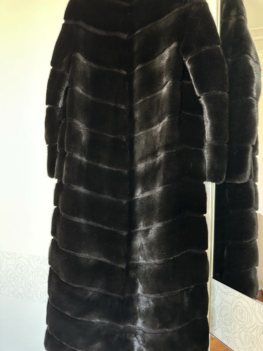 Шуба блэкглама норковая