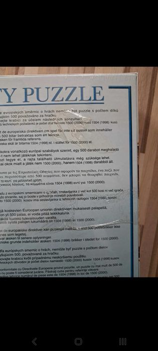 Puzzle Clementoni 1500 piese
