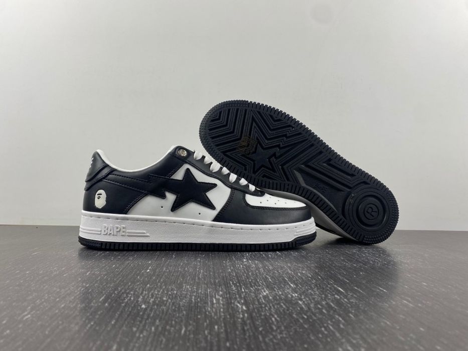 A Bathing Ape Bape Sta White Black
