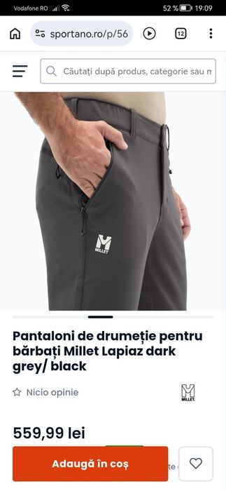 Pantaloni Millet lapiaz 52 L