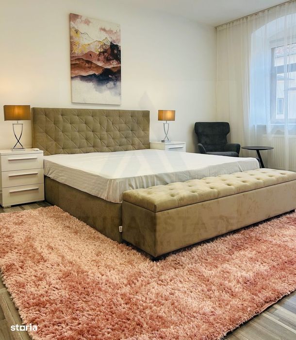 Studio modern  50 mp prima închiriere cu parcare  in zona Centrala
