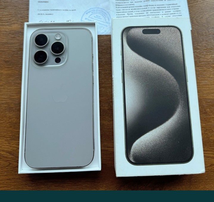 Айфон 15  PRO почти новый 128 гб.
