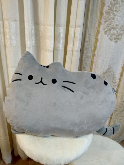 Подушка кошка. Заполнение комфорель.