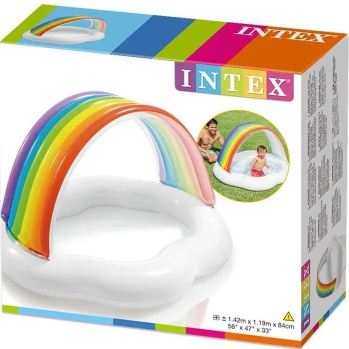 INTEX детский надувной бассейн 142×119 bolalar basseyn baseyn basein