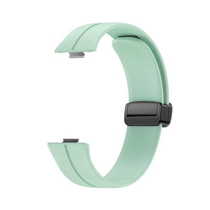 Каишка Silicone Magnet Black Buckle за Huawei Fit 3, Fit 4, Fit 4 Pro