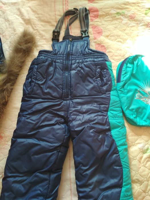 Зимняя куртка с комбинезоном