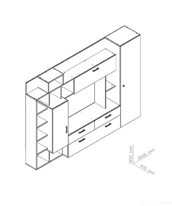Mobila living in stare buna
