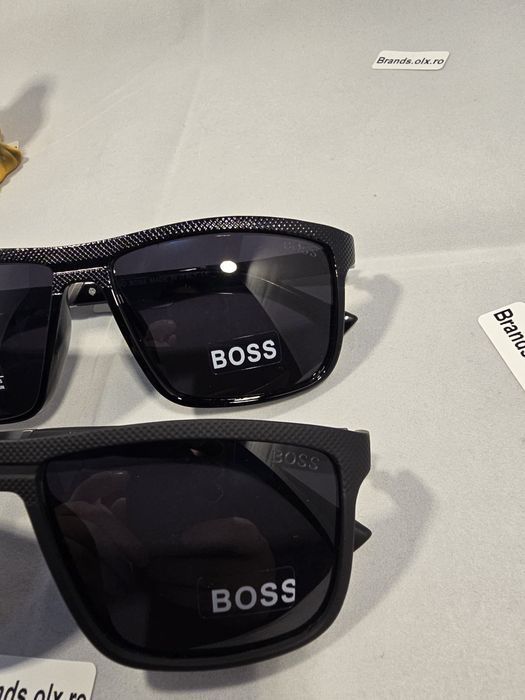 Promotie - Ochelari de soare polarizati BOSS, Black Frame, Luicios sau Mat, 802, made in Italy, pret per bucata