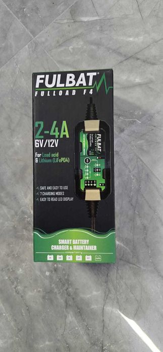 Incarcator baterii motociclete inteligent Fulbat 2 - 4 A