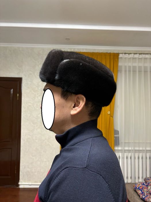 Норковая шапка стильная бөрік