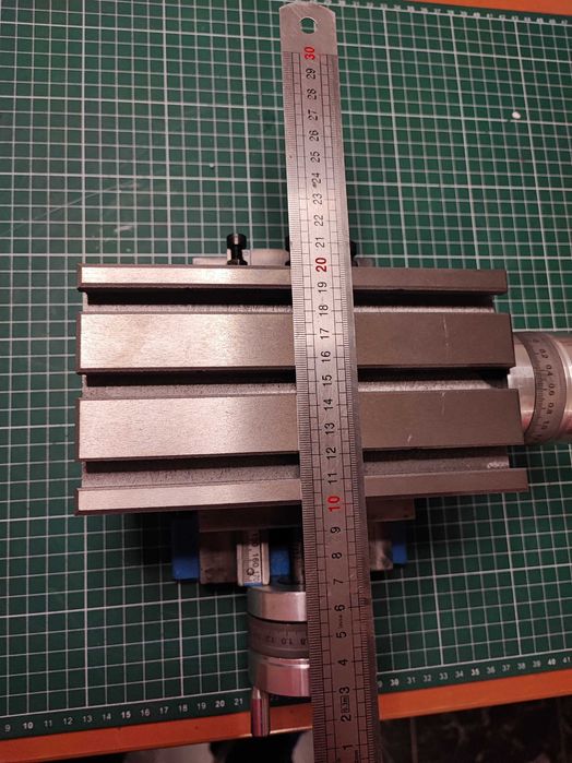 Masa frezare in cruce, pentru bormasina de banc sau freza CNC