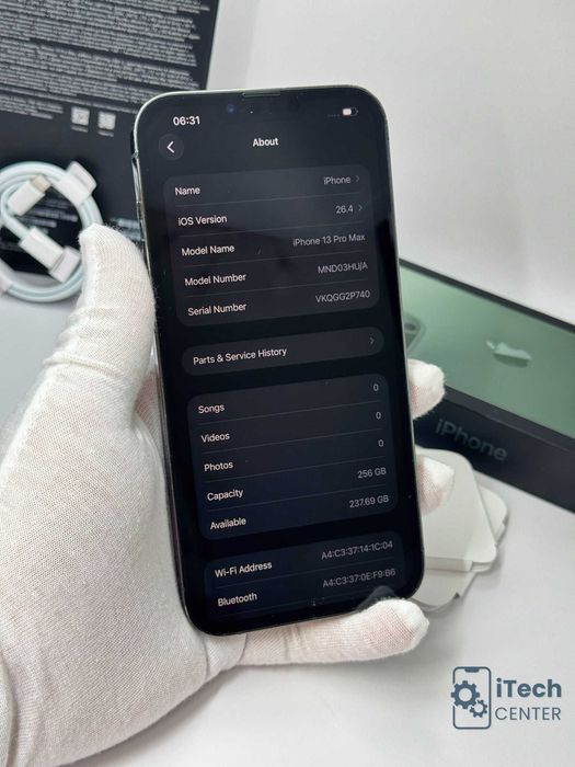 iPhone 13 Pro MAX 256GB Green, 100% батерия, ОТЛИЧЕН, 1г. ГАРАНЦИЯ!