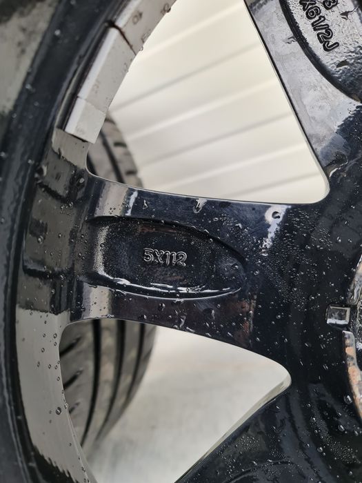 Vând set 4 roți de vară 5x112