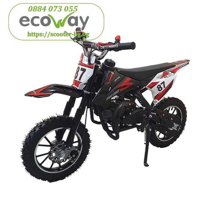 Детски бензинов кросов мотор EcoWay D7-07 - 49CC - 45KM/H