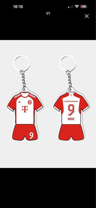 Брелки с футболистами