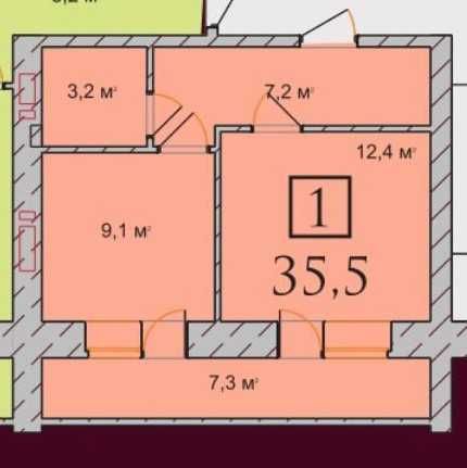 Продажа 1-комнатной квартиры