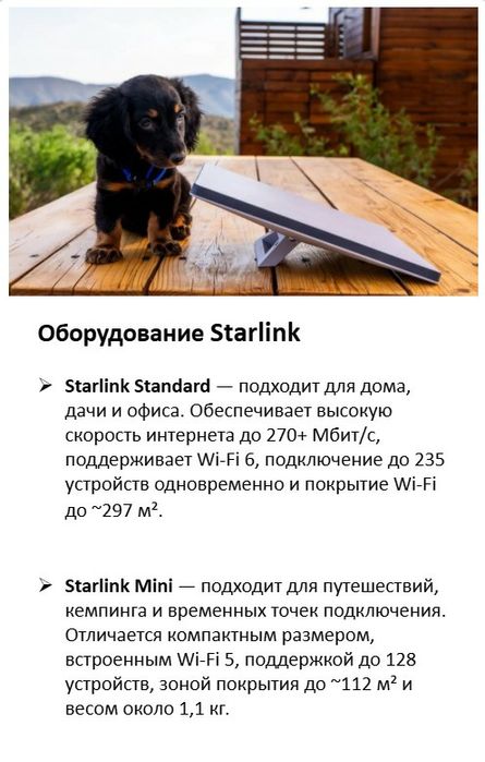 Starlink Комплект / Standard Kit V4