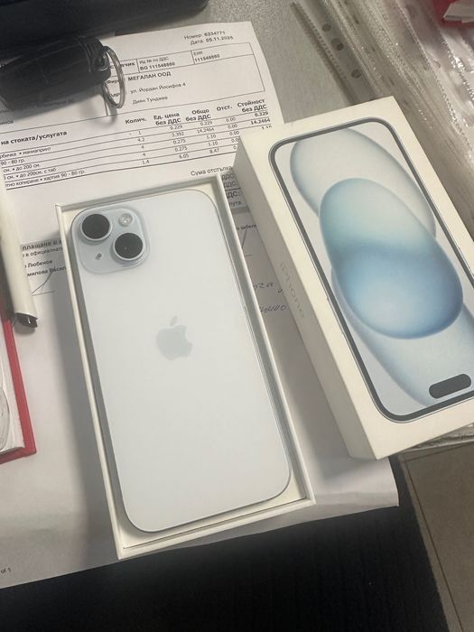 iPhone 15 ,blue 128GB