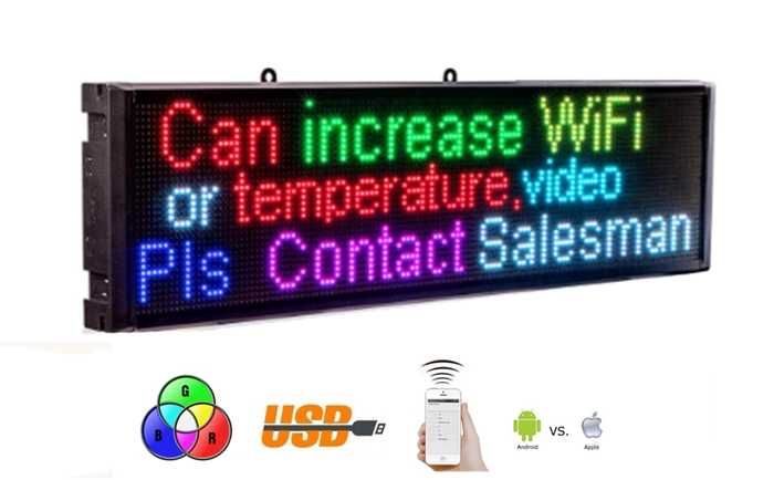 RECLAME LED PROGRAMABILE / Afisaj text programabil / Casete luminoase