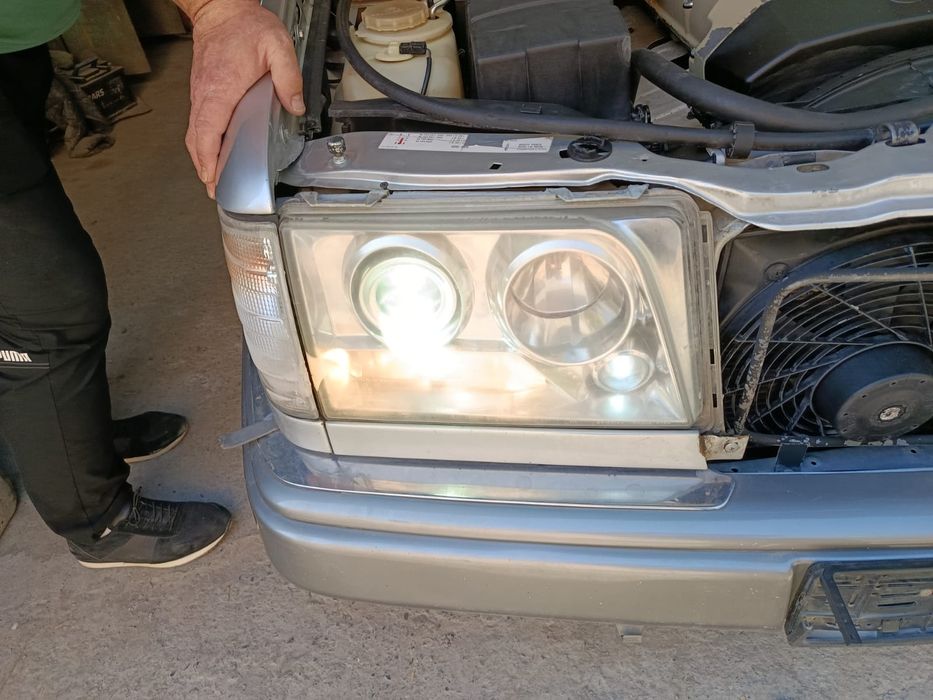 Мерс фары на w124