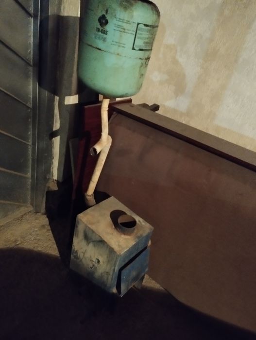 Б.у агв для отопления печка с бочком