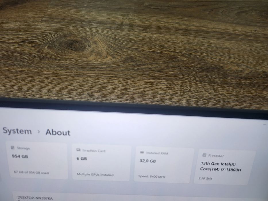 Stație grafica laptop Dell Precision 5480 i7 13800 RTX 32gb DDR 5